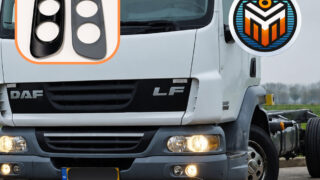 DAF LF 2014-капак за фарове /Headlight Cov ers DAF LX-капак за фар