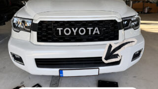 Toyota Sequoia – стойка за номер EU / European License Plate Bracket