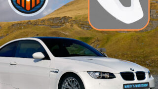BMW E92 Joystick gap adapter