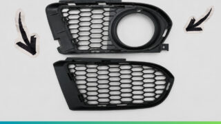 BMW E92 – решетка за халогени / Fog Light Grille Delete