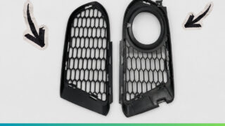 BMW E92 – решетка за халогени / Fog Light Grille Delete