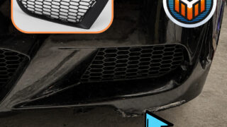 BMW E92 – решетка за халогени / Fog Light Grille Delete