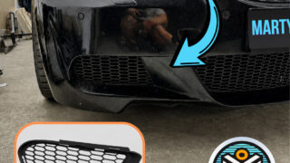 BMW E92 – решетка за халогени / Fog Light Grille Delete