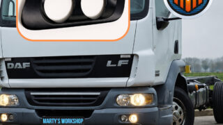 DAF LF 2014-капак за фарове /Headlight Cov ers DAF LX-капак за фар
