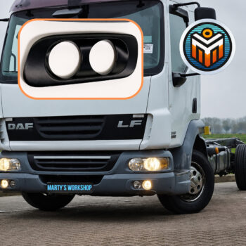 DAF LF 2014-капак за фарове /Headlight Cov ers DAF LX-капак за фар