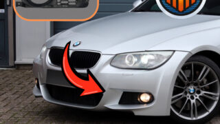 BMW E92 - Решетка за Халогени