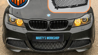 BMW E90 LCI Решетка за Халоген - Delete Fog Light